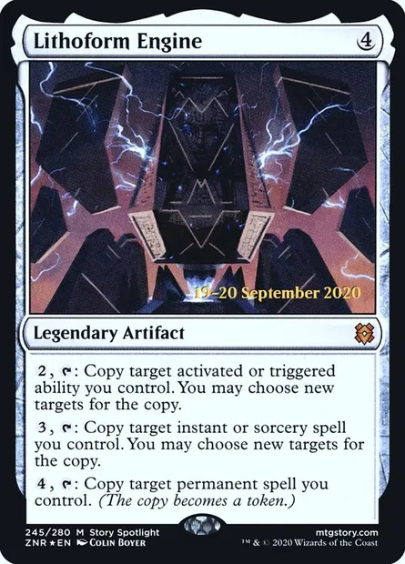 Lithoform Engine, Magic card PZNR 245s — Zendikar Rising Promos set