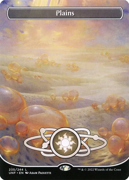 Plains, Magic card UNF 235 — Unfinity set