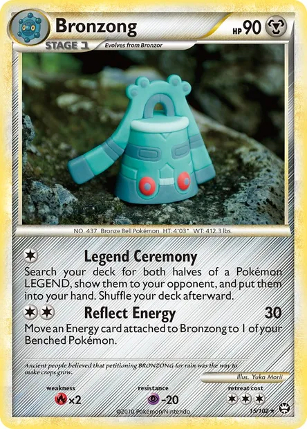 Bronzong, Pokémon card TM 15 — Triumphant set