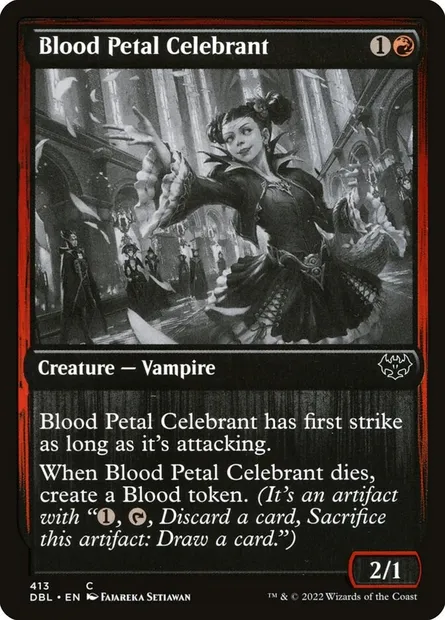Blood Petal Celebrant, Magic card DBL 413 — Innistrad: Double Feature set