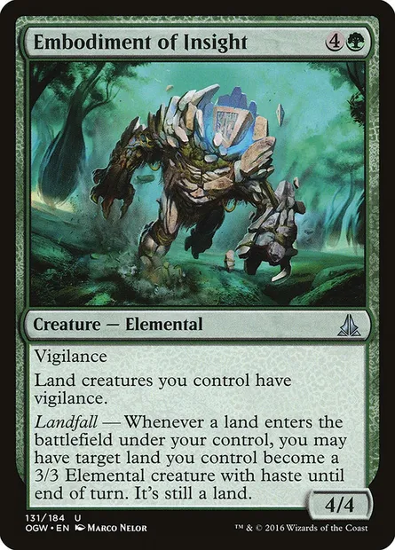 Embodiment of Insight, Magic card OGW 131 — Oath of the Gatewatch set
