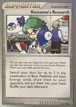 La recherche de Rose, carte Pokémon WCD09 125-4 — extension World Championship Decks 2009