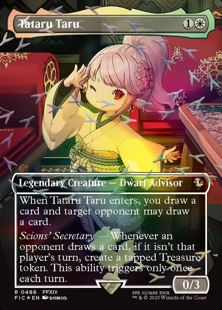 Tataru Taru, Magic card FIC 466 — Final Fantasy Commander set