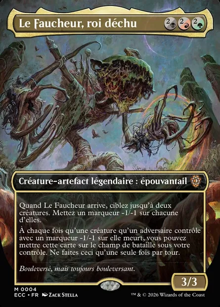 Le Faucheur, roi déchu, carte Magic ECC 4 — extension Lorwyn Eclipsed Commander