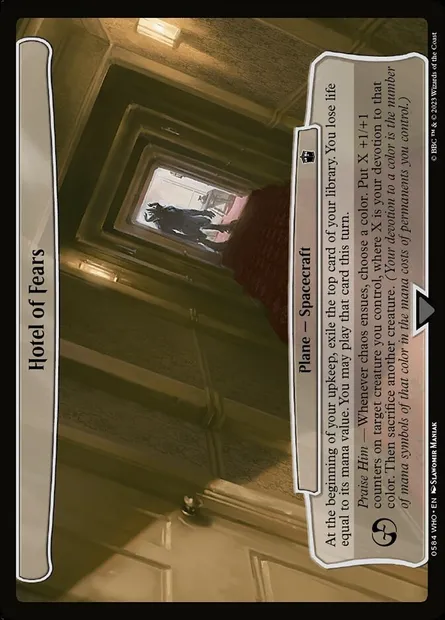 Hotel of Fears, Magic card WHO 584 — Doctor Who set