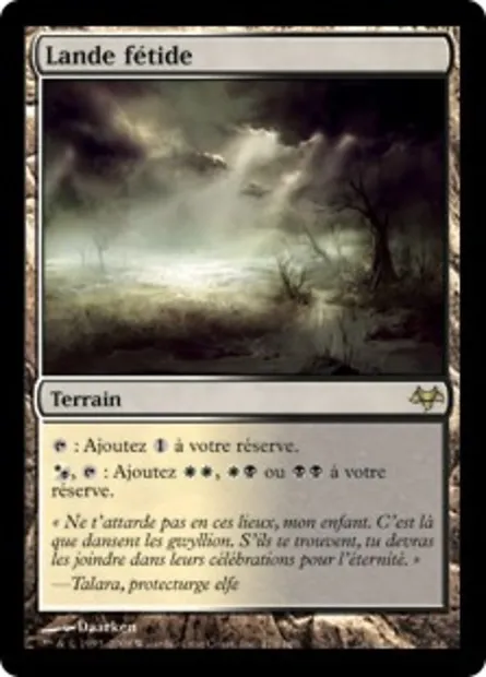 Lande fétide, carte Magic EVE 176 — extension Coucheciel