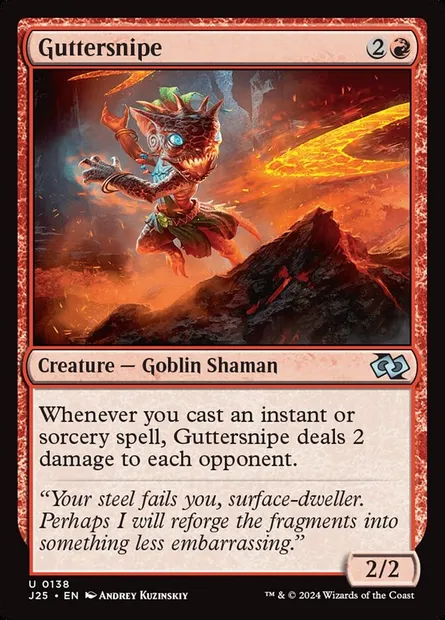 Guttersnipe, Magic card J25 138 — Foundations Jumpstart set