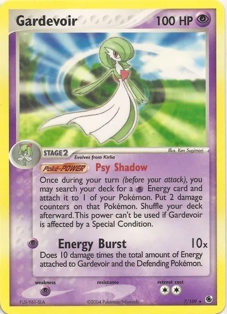 Gardevoir, carte Pokémon EXBS 007 — extension EX Battle Stadium
