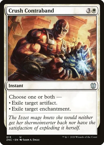 Crush Contraband, Magic card ZNC 13 — Zendikar Rising Commander set