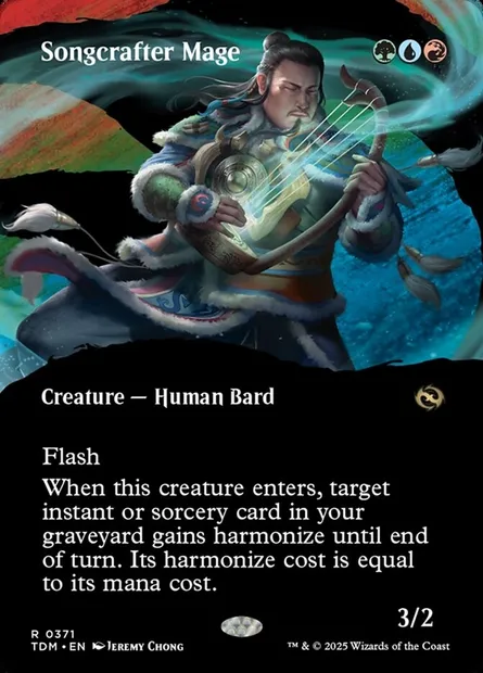 Songcrafter Mage, Magic card TDM 371 — Tarkir: Dragonstorm set