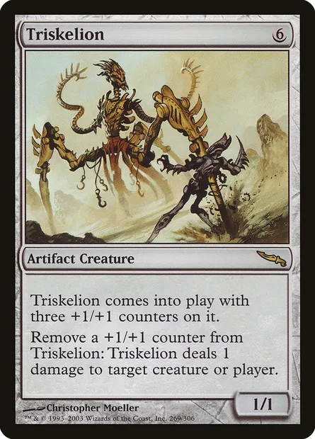 Triskelion, Magic card MRD 269 — Mirrodin set