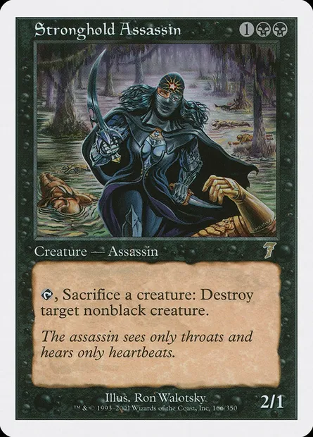 Stronghold Assassin, Magic card 7ED 166 — Seventh Edition set