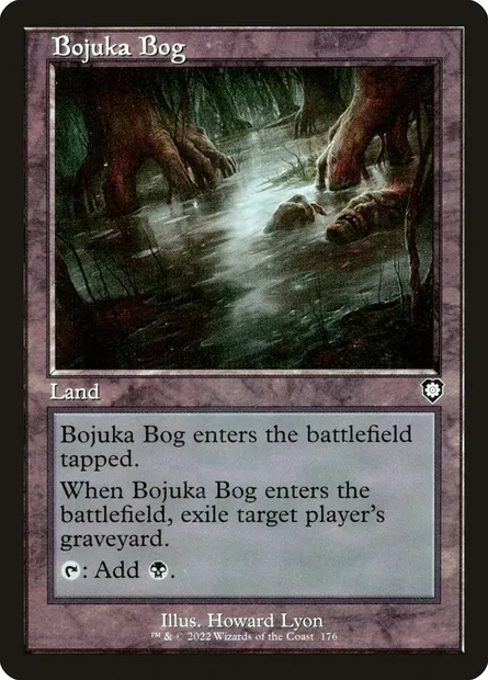 Bojuka Bog, Magic card BRC 176 — The Brothers' War Commander set