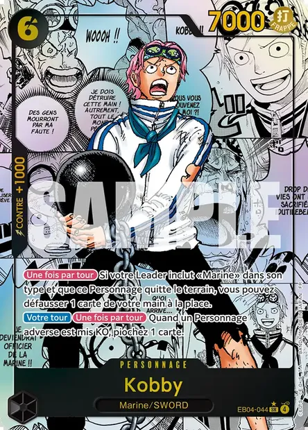 Kobby, carte One Piece EB04-044 — extension EGGHEAD CRISIS