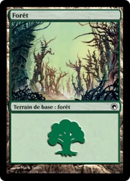 Forêt, carte Magic SOM 247 — extension Cicatrices de Mirrodin
