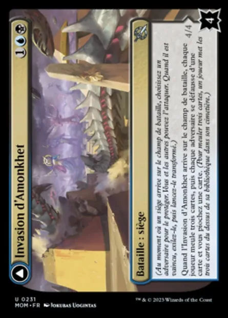 Invasion d'Amonkhet // Converti de lazotèpe, carte Magic MOM 231 — extension L'invasion des machines