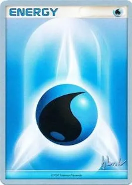 Énergie Eau, carte Pokémon WCD08 ct320756 — extension World Championship Decks 2008