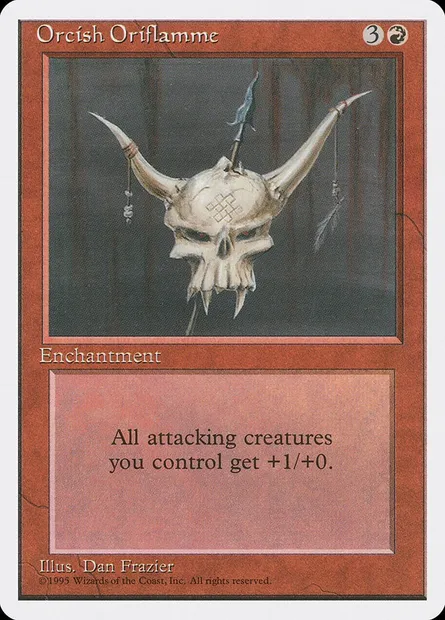 Orcish Oriflamme, Magic card 4ED 215 — Fourth Edition set