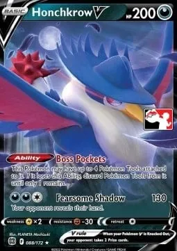 Honchkrow V, Pokémon card PPS 088-3 — Play! Pokémon Prize Pack Series set