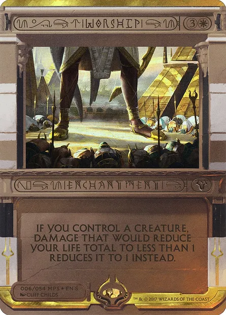 Adoration, carte Magic MP2 6 — extension Amonkhet Invocations