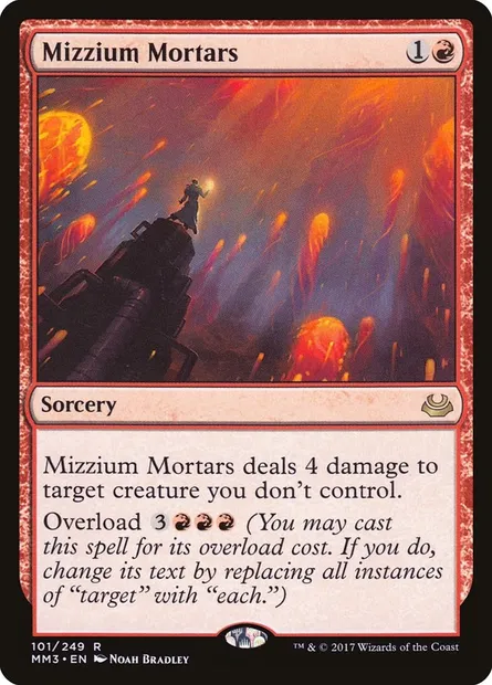 Mizzium Mortars, Magic card MM3 101 — Modern Masters 2017 set