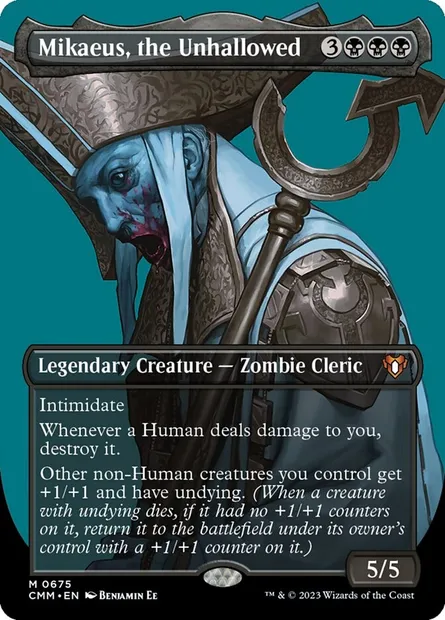 Mikaeus, the Unhallowed, Magic card CMM 675 — Commander Masters set