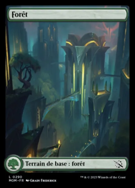 Forêt, carte Magic MOM 290 — extension L'invasion des machines