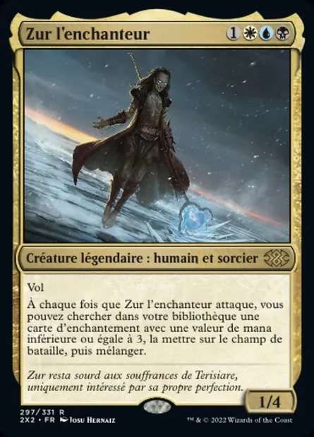 Zur l'enchanteur, carte Magic 2X2 297 — extension Double Masters 2022