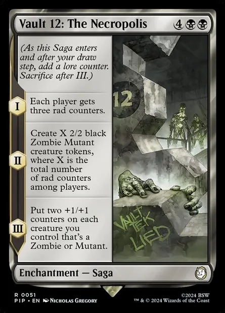 Vault 12: The Necropolis, Magic card PIP 51 — Fallout set