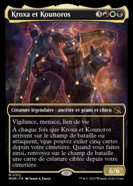 Kroxa et Kounoros, carte Magic MOM 312 — extension L'invasion des machines