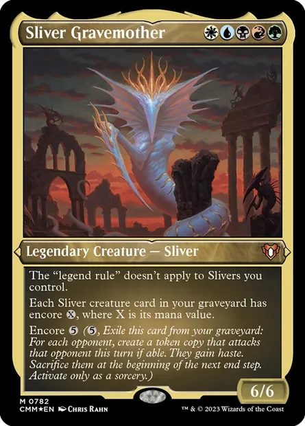 Sliver Gravemother, Magic card CMM 782 — Commander Masters set