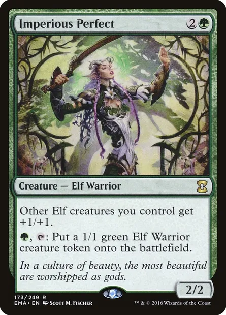 Imperious Perfect, Magic card EMA 173 — Eternal Masters set