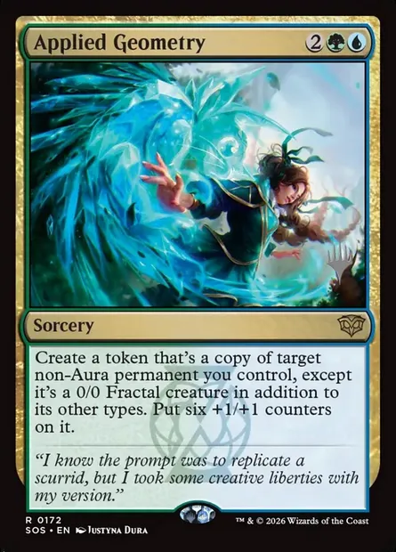Applied Geometry, Magic card PSOS 172p — Secrets of Strixhaven Promos set
