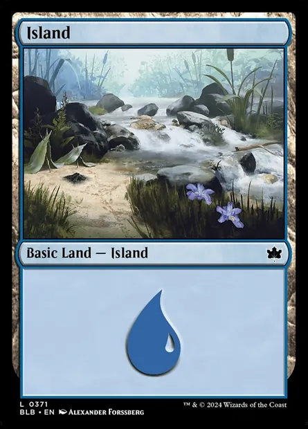 Island, Magic card BLB 371 — Bloomburrow set