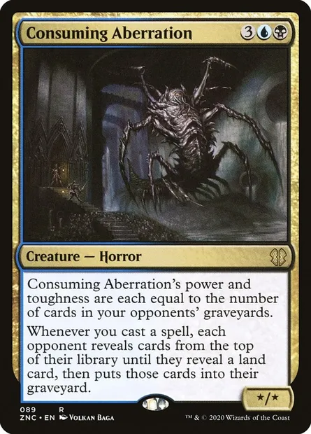 Consuming Aberration, Magic card ZNC 89 — Zendikar Rising Commander set