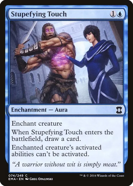 Stupefying Touch, Magic card EMA 74 — Eternal Masters set