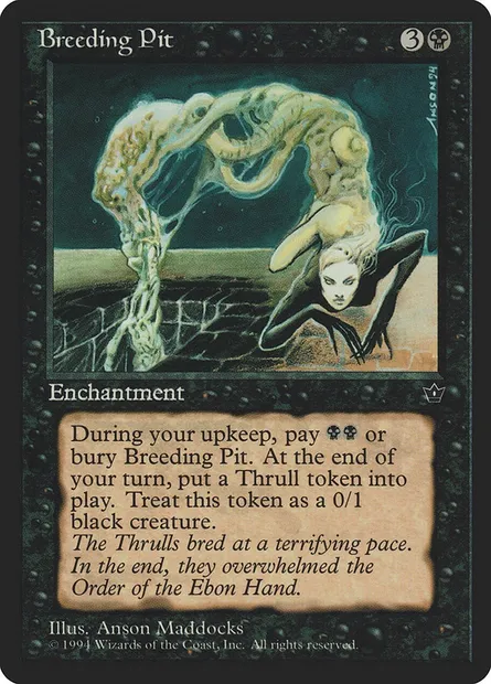 Breeding Pit, Magic card FEM 35 — Fallen Empires set