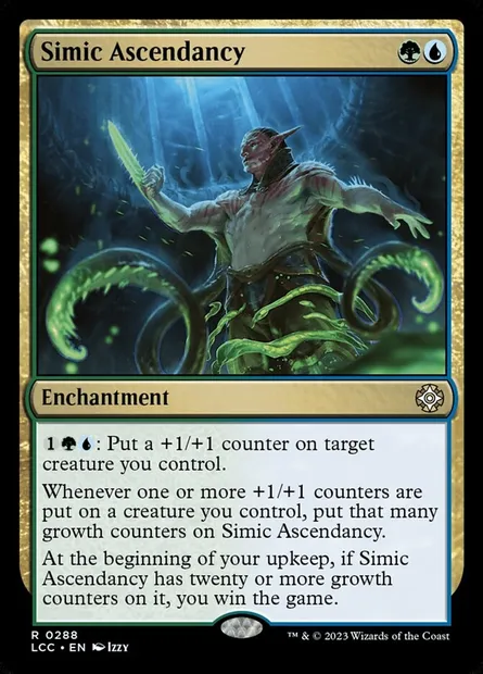 Simic Ascendancy, Magic card LCC 288 — The Lost Caverns of Ixalan Commander set