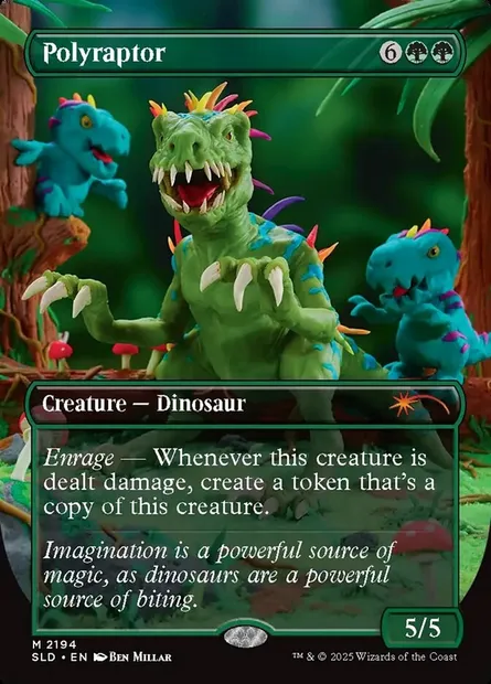 Polyraptor, Magic card SLD 2194 — Secret Lair Drop set