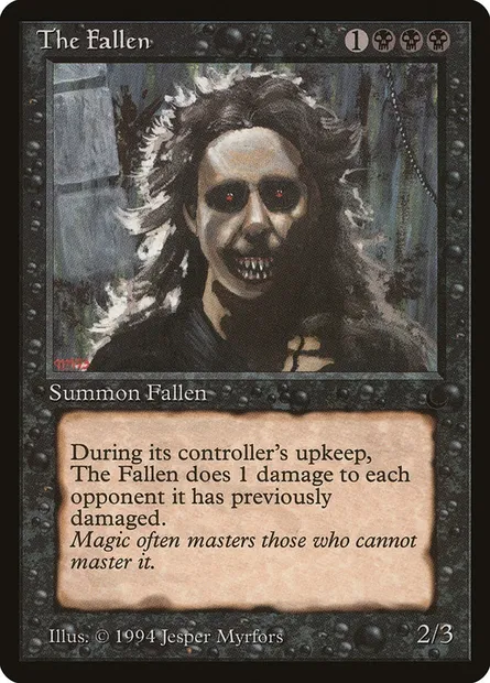 The Fallen, Magic card DRK 53 — The Dark set