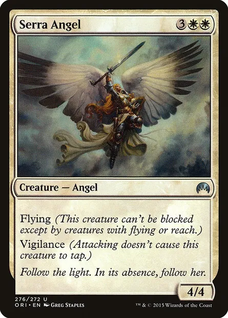 Serra Angel, Magic card ORI 276 — Magic Origins set