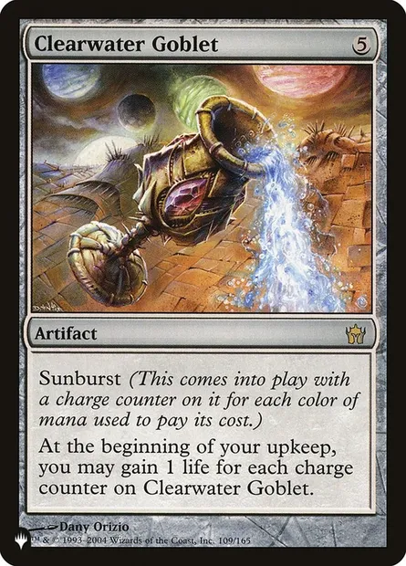 Clearwater Goblet, Magic card PLST 5DN-109 — The List set