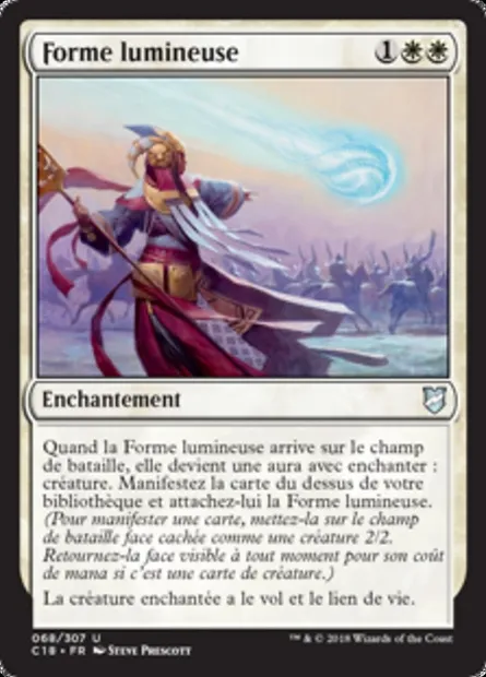 Forme lumineuse, carte Magic C18 68 — extension Commander 2018