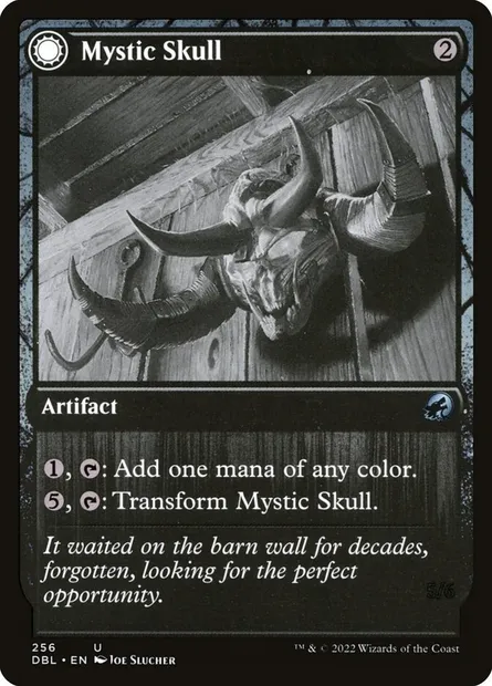 Mystic Skull // Mystic Monstrosity, Magic card DBL 256 — Innistrad: Double Feature set