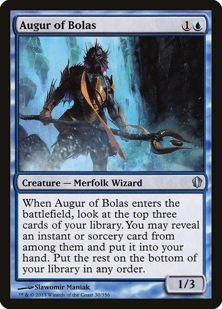 Augur of Bolas, Magic card C13 30 — Commander 2013 set