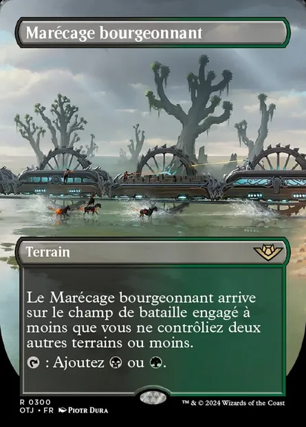 Marécage bourgeonnant, carte Magic OTJ 300 — extension Outlaws of Thunder Junction
