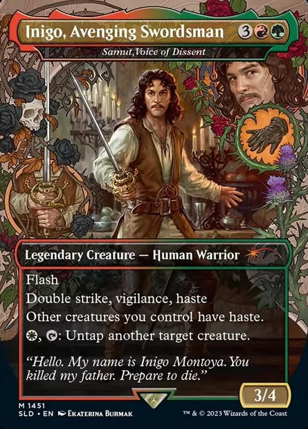 Samut, Voice of Dissent, Magic card SLD 1451 — Secret Lair Drop set