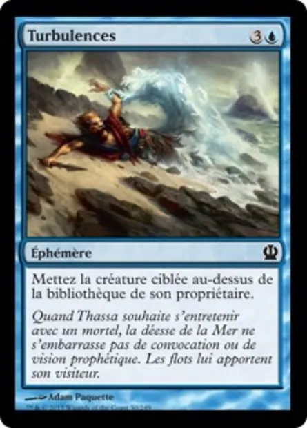 Turbulences, carte Magic THS 50 — extension Theros