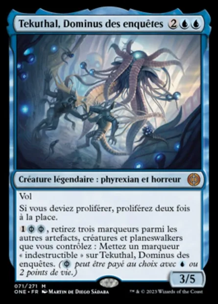 Tekuthal, Dominus des enquêtes, carte Magic ONE 71 — extension Tous Phyrexians