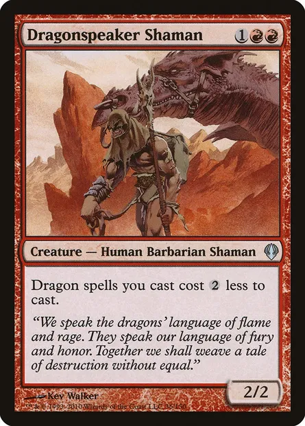 Dragonspeaker Shaman, Magic card ARC 36 — Archenemy set